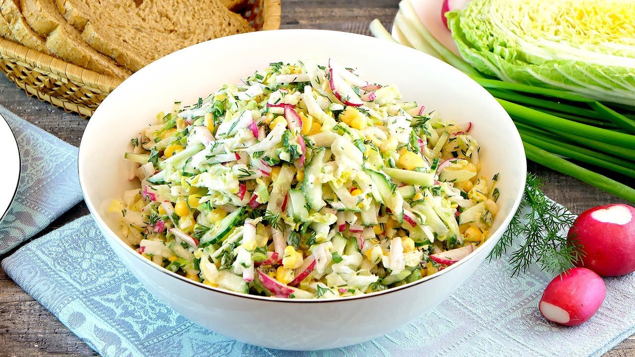 Рецепт весняного салату