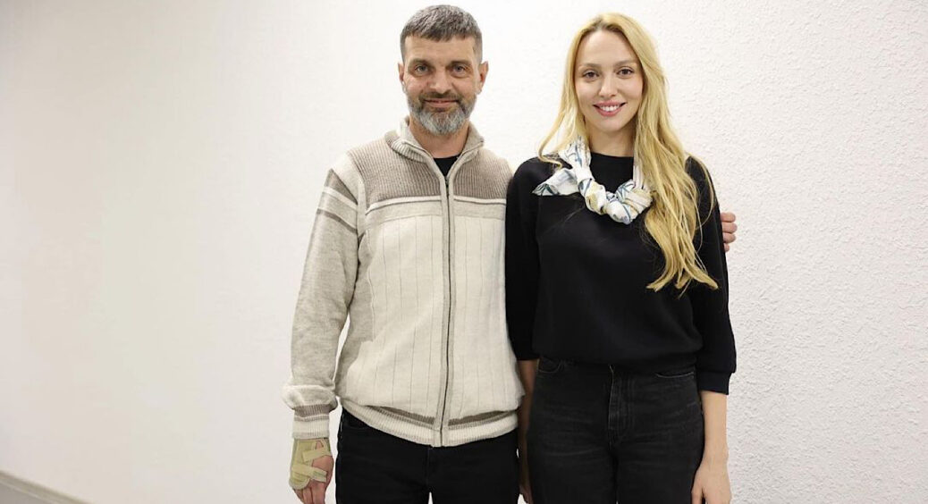 Оля Полякова ніжно привітала з Днем народження героя України та свого друга Михайла Діанова: “Яке щастя” 