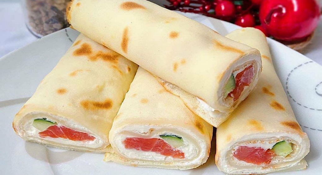 Рисові млинці з рибою, сиром та огірком на сніданок: такої ніжної страви ви ще не куштували 