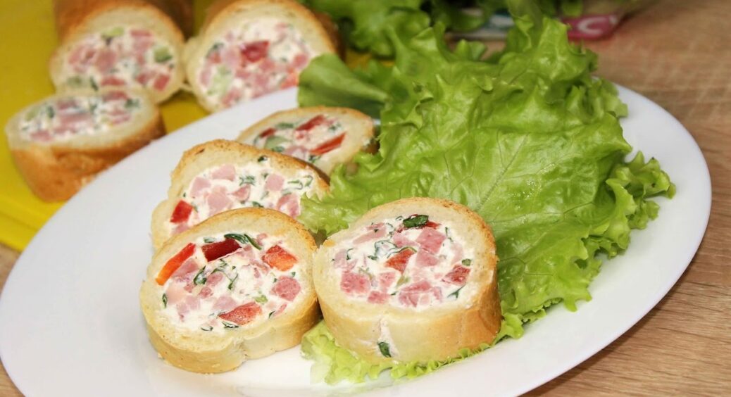 Фарширований багет: смакота, яку з гордістю можна поставити на стіл перед гостями та коханим чоловіком 