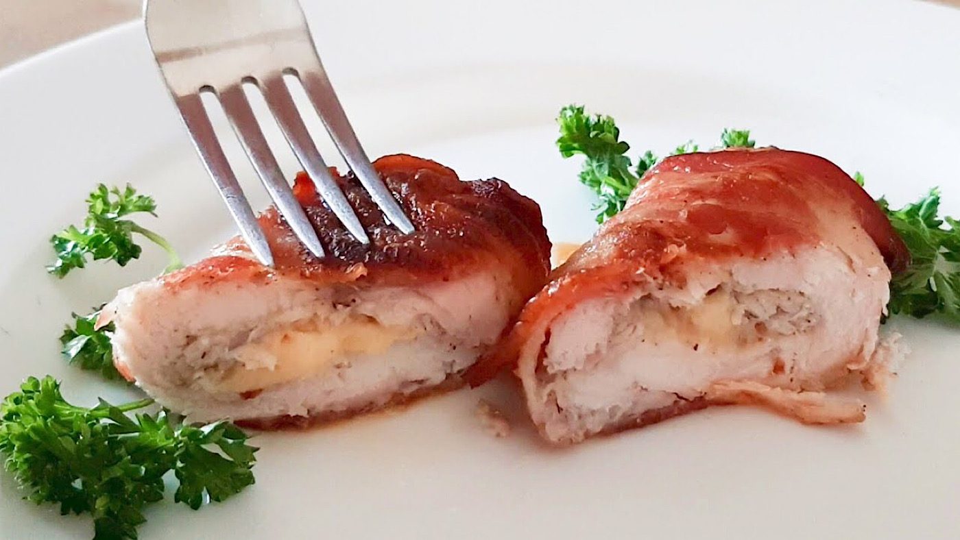 Рулетики зкурятини з сиром 