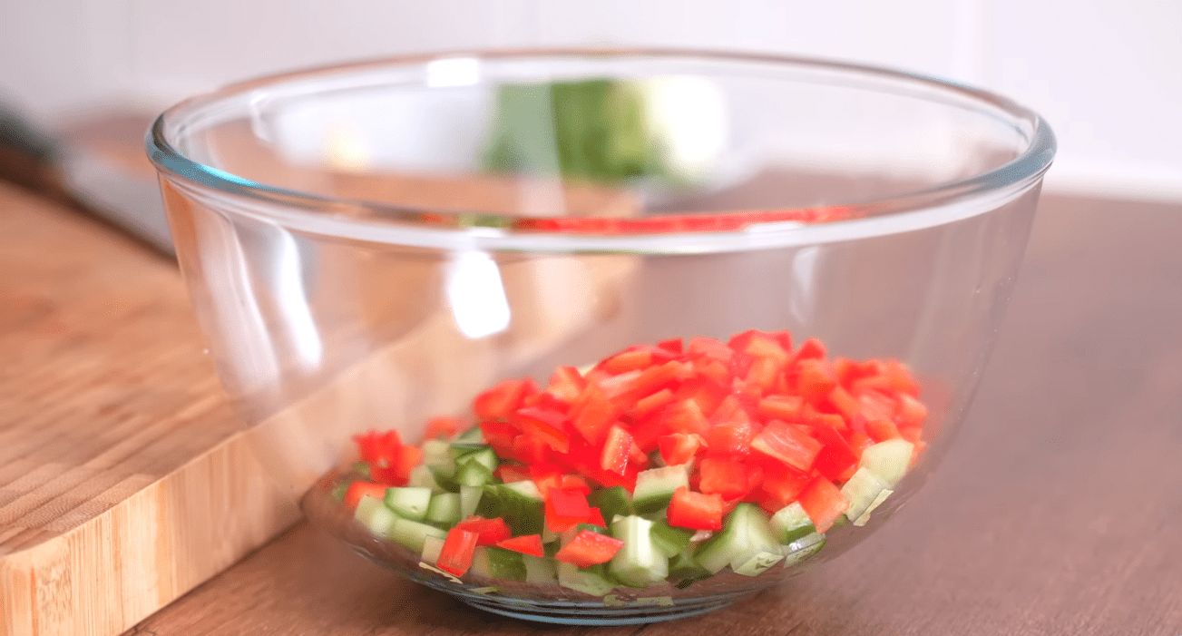 Рецепт приготування салату з квасолею та нутом