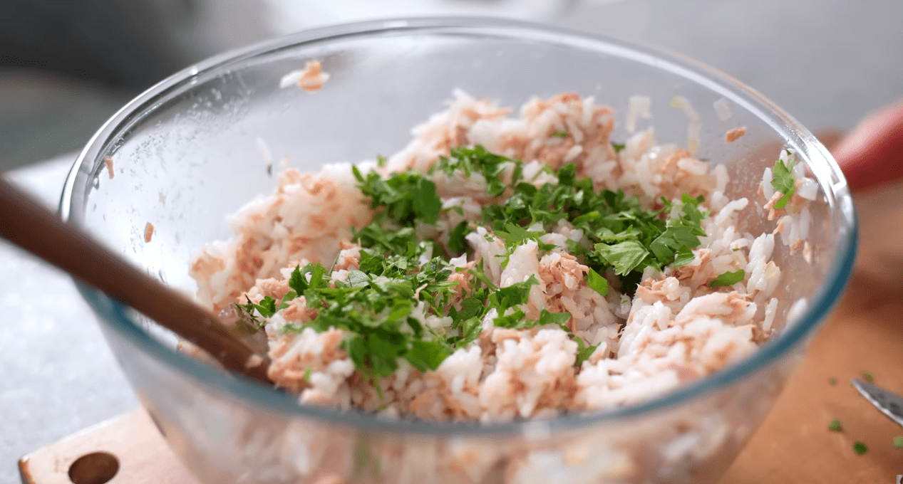 Рецепт приготування запіканки з рисом та тунцем