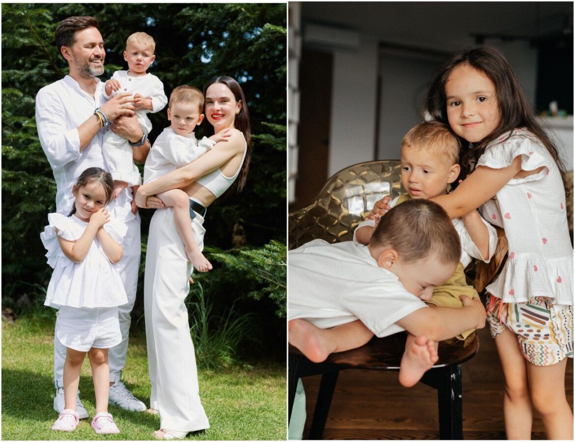 У родині Тимура та Інни Мірошниченко росте троє чарівних дітей 