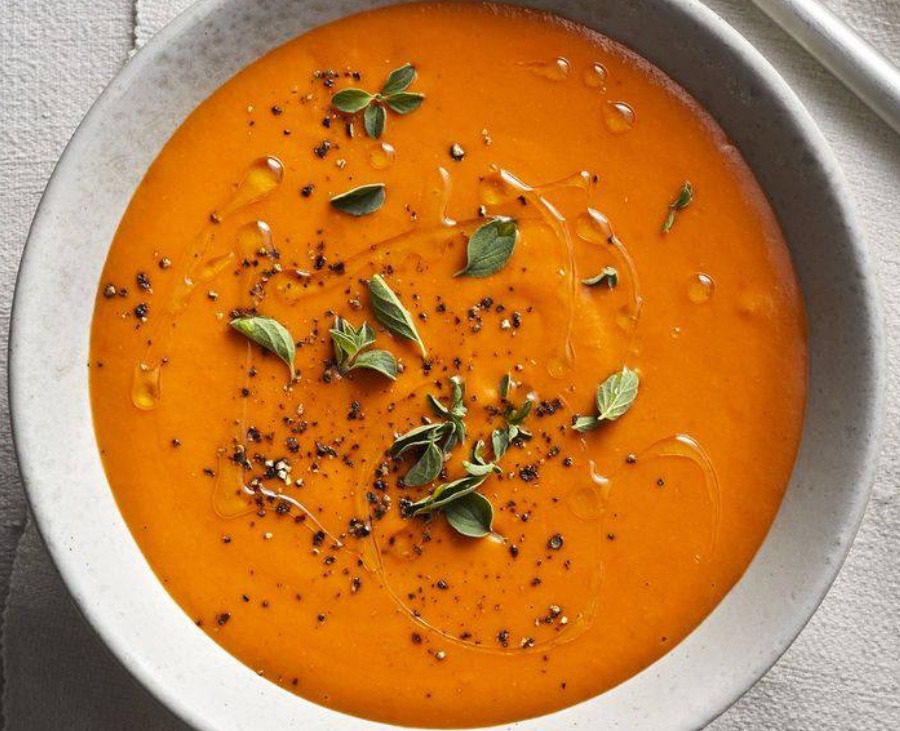 Рецепт найкращого томатного супу з грибами та сочевицею 