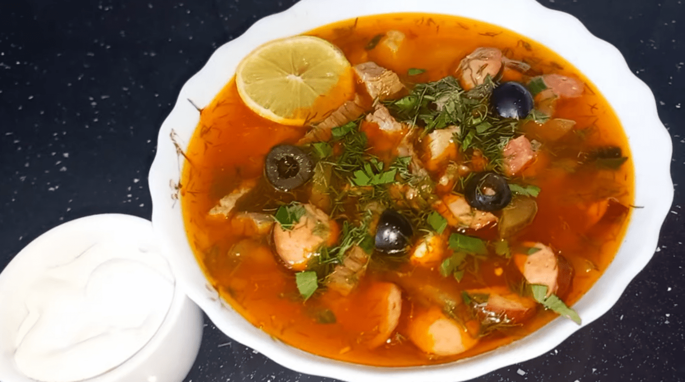 Простий рецепт дуже смачної домашньої солянки