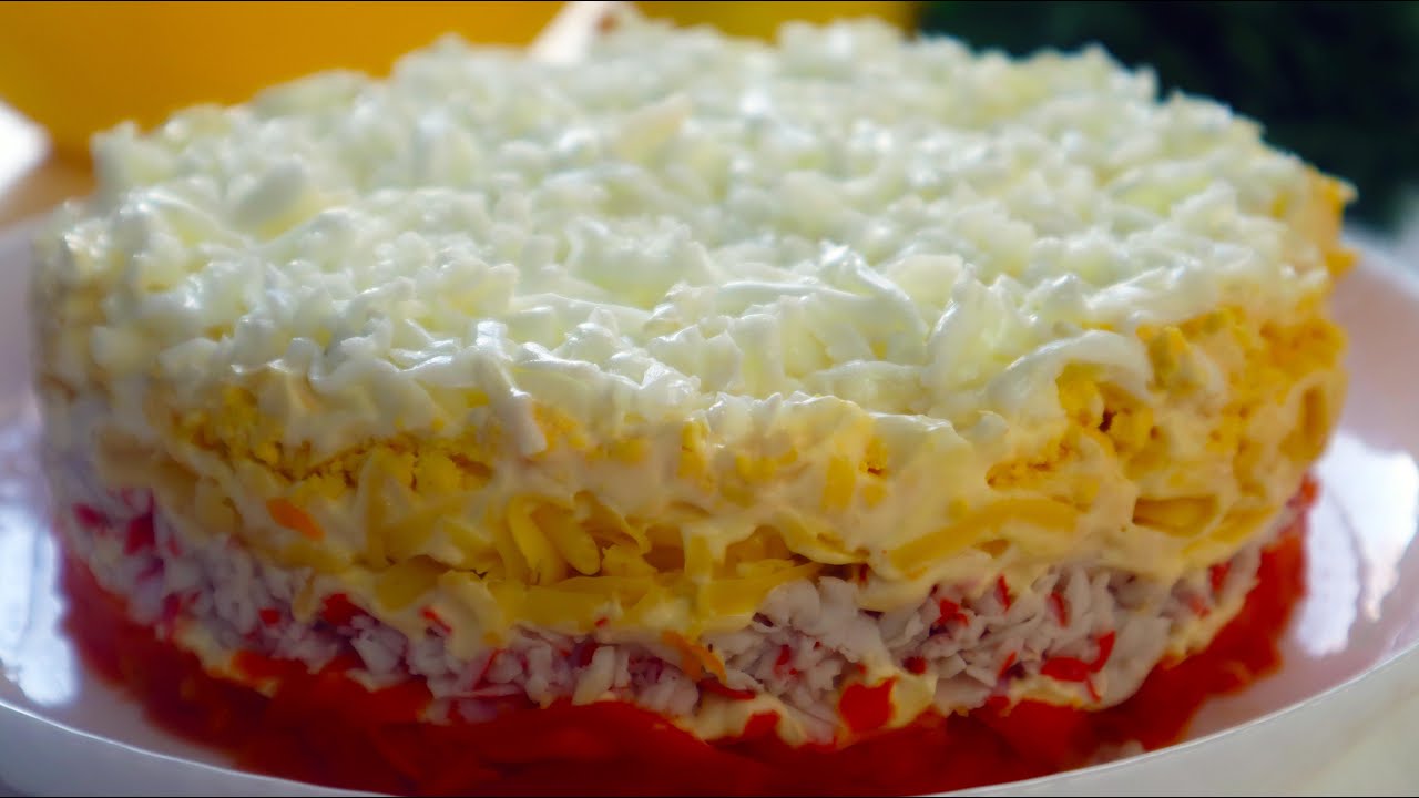 Рецепт крабового салату