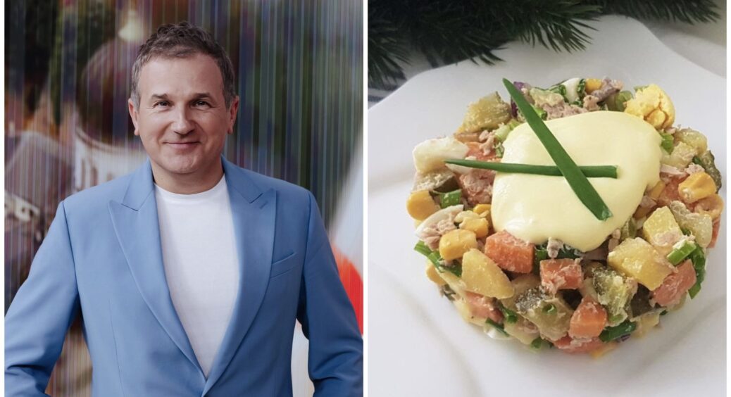 Навіть зірки це роблять: Горбунов дав свій фірмовий рецепт салату “Олів’є” з майонезом, яким годує Осадчу 