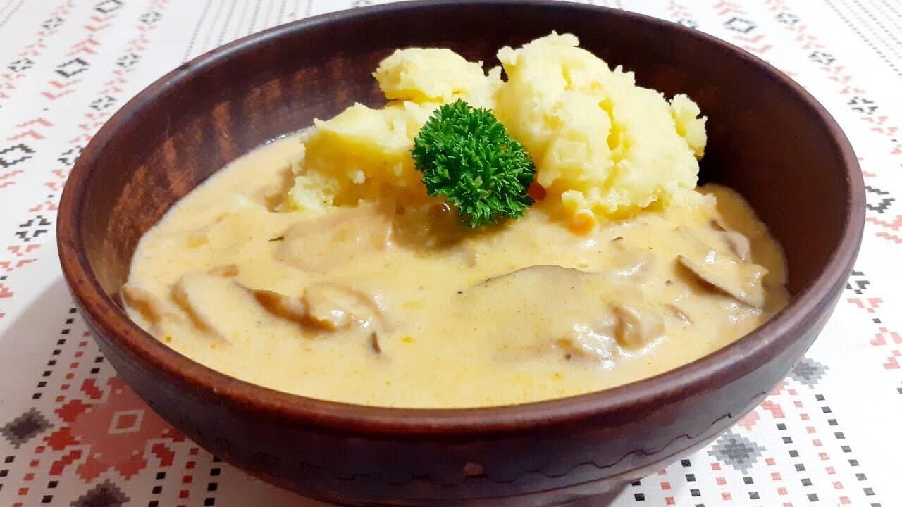 Грибна мачанка до вареників і голубців на Святвечір