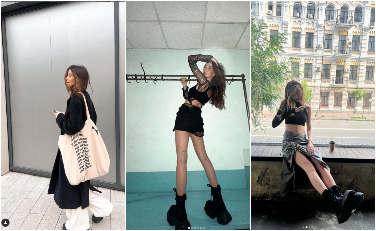 Надя Дорофєєва та Даша Кацуріна обирають одне й те ж взуття та одяг