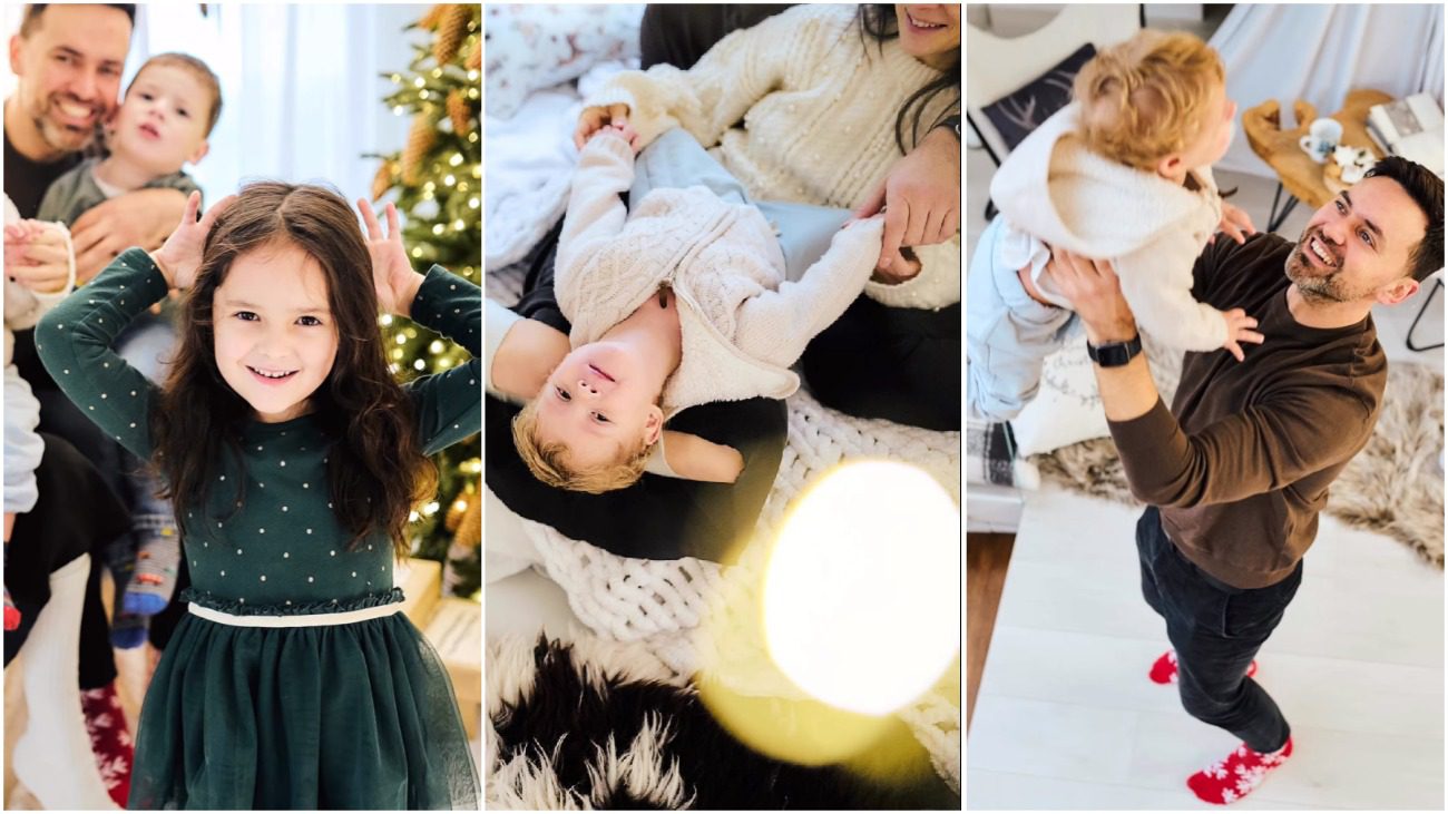 Мірошниченки розчулили кадрами різдвяної фотосесії з трьома дітьми 