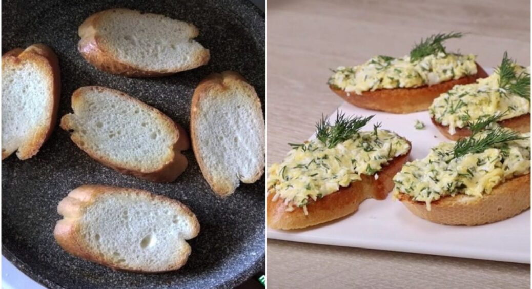 Хрусткі грінки з сиром і часником: готуються за 7 хвилин і зникають зі столу першими 