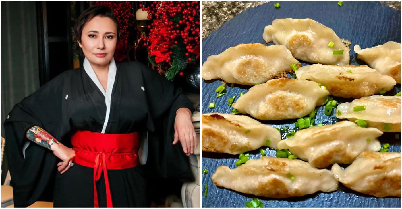 Олена Мозгова показала, як приготувати пельмені по-японськи