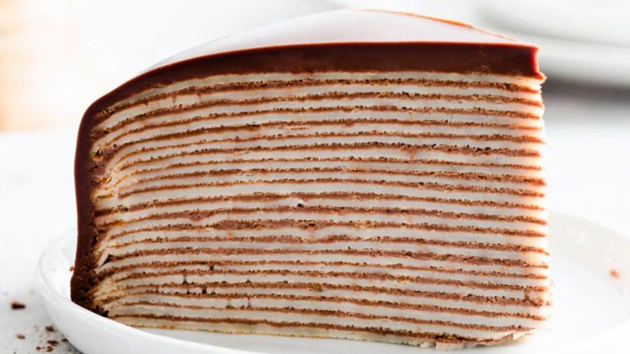 Блинный торт с вишней , пошаговый рецепт с фото от автора Аурика на ккал