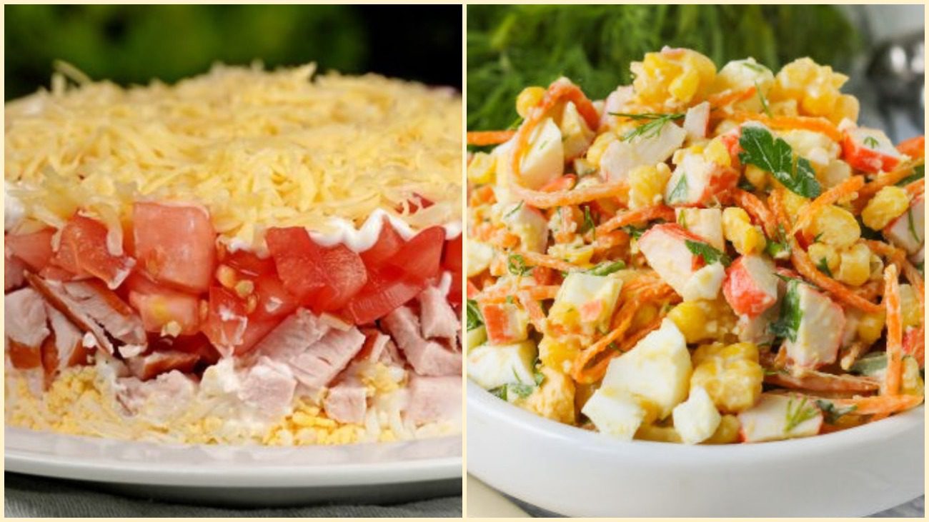 Рецепти салатів на новорічний стіл з простих інгредієнтів