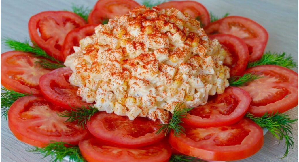 Сподобається всім, хто скуштує: салат “Африканська роза”. Вишукано, дуже смачно і з недорогих продуктів 