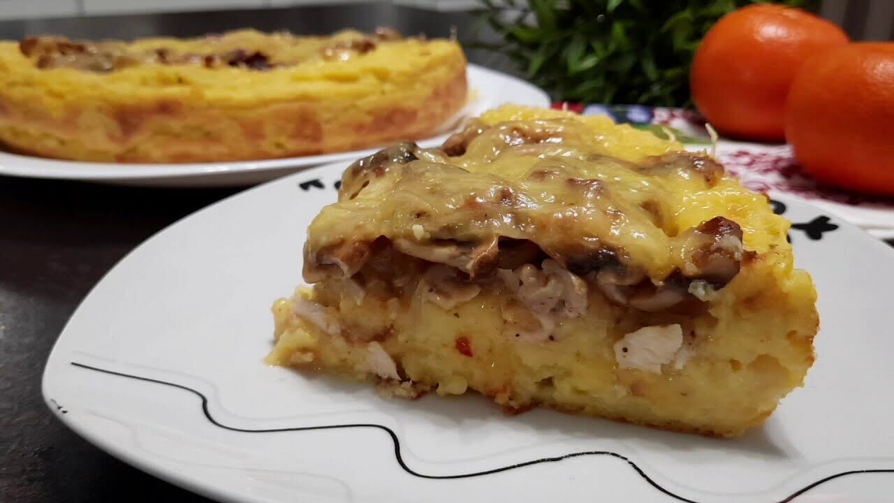 Найніжніша картопляна запіканка з курочкою та грибами, яку смакуєш і хочеться ще