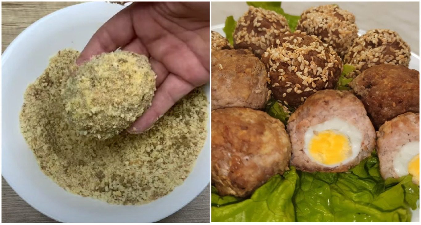 Простий рецепт котлет з перепелиним яйцем
