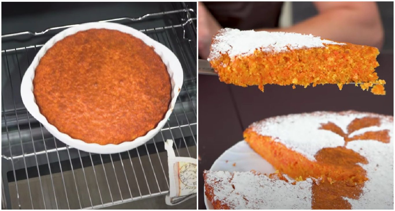 Швидкий рецепт морквяного пирога