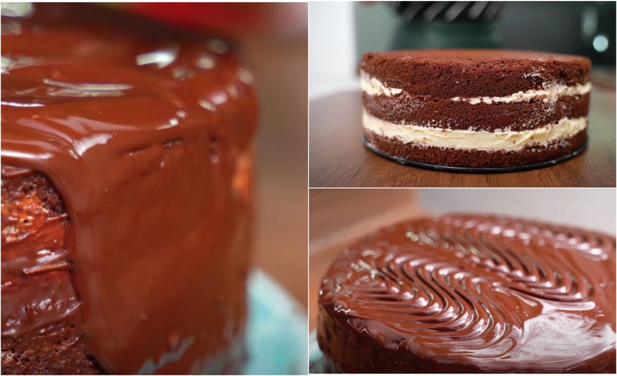 Рецепт смачного шоколадного торта з ніжним кремом Пломбір