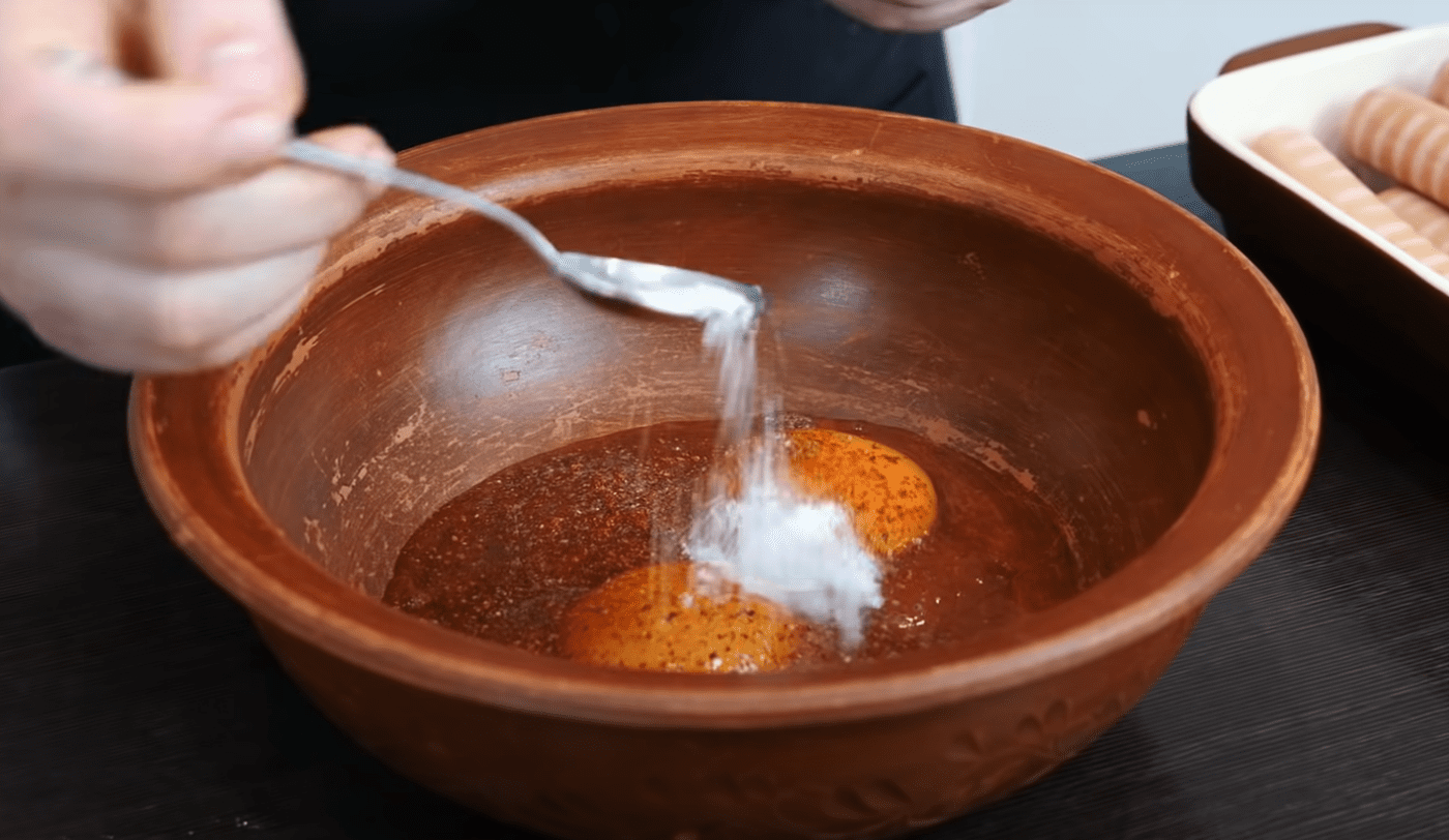 Рецепт приготування сосисок з картоплею у вафлі