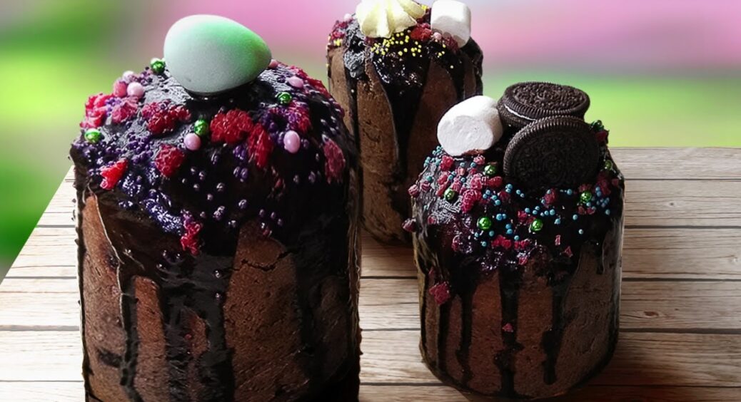 Чудовий шоколадний кекс, який я готую навіть на Великдень – смачна та швидка паска на кефірі без дріжджів 