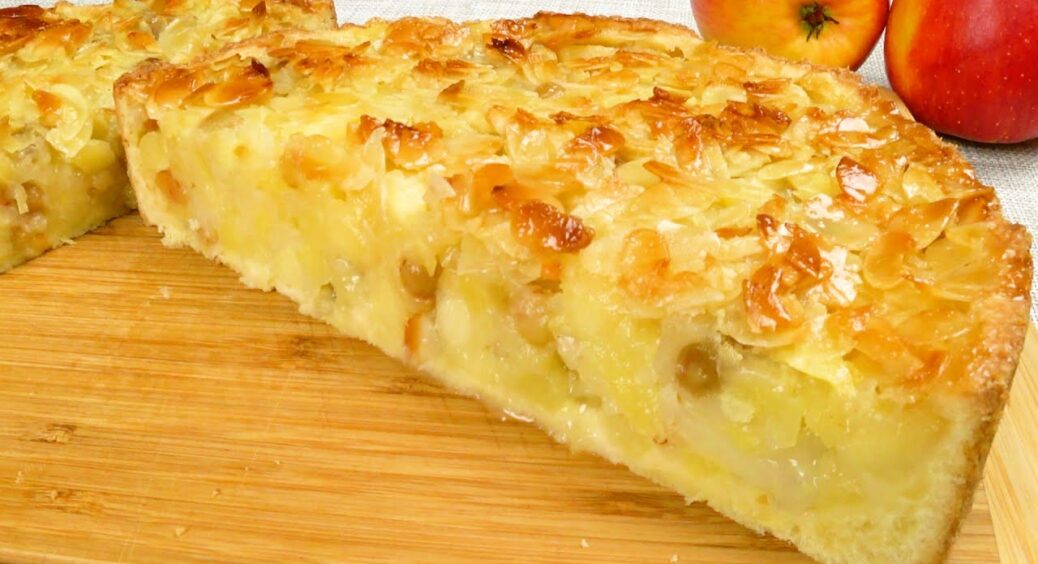 У пироги кладу багато яблук, але моя начинка не тече: секрет ніжного та розсипчастого тіста без масла 