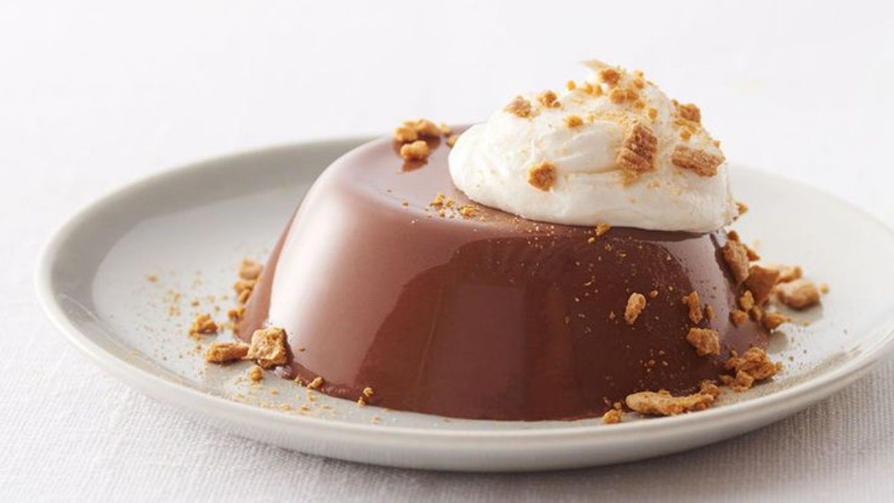 Рецепт повітряного італійського десерту - шоколадна панакота