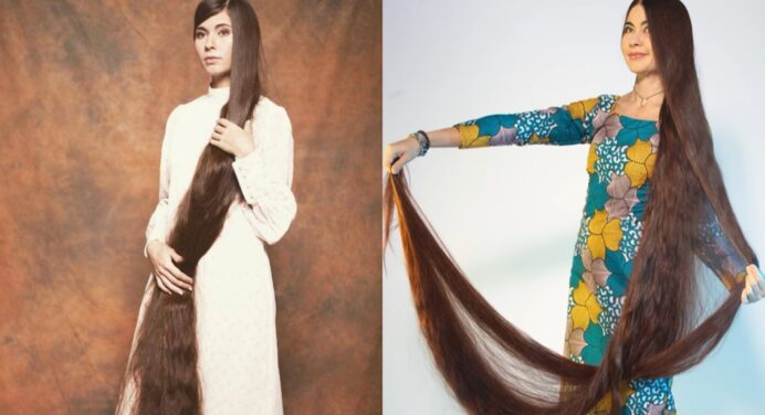 Справжня Рапунцель: українка встановила рекорд з найдовшого волосся у світі та розповіла, як доглядає за ним 