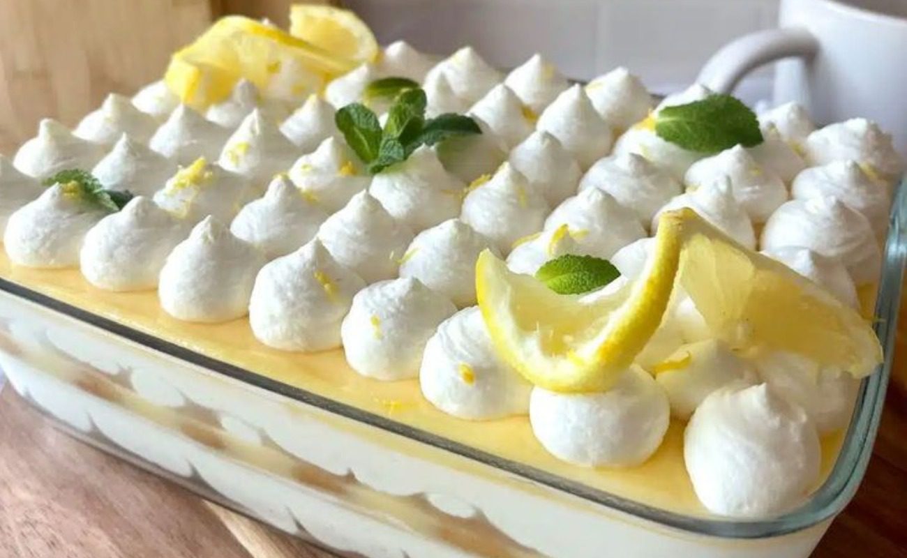 Рецепт трендового лимонного тістечка Тирамісу