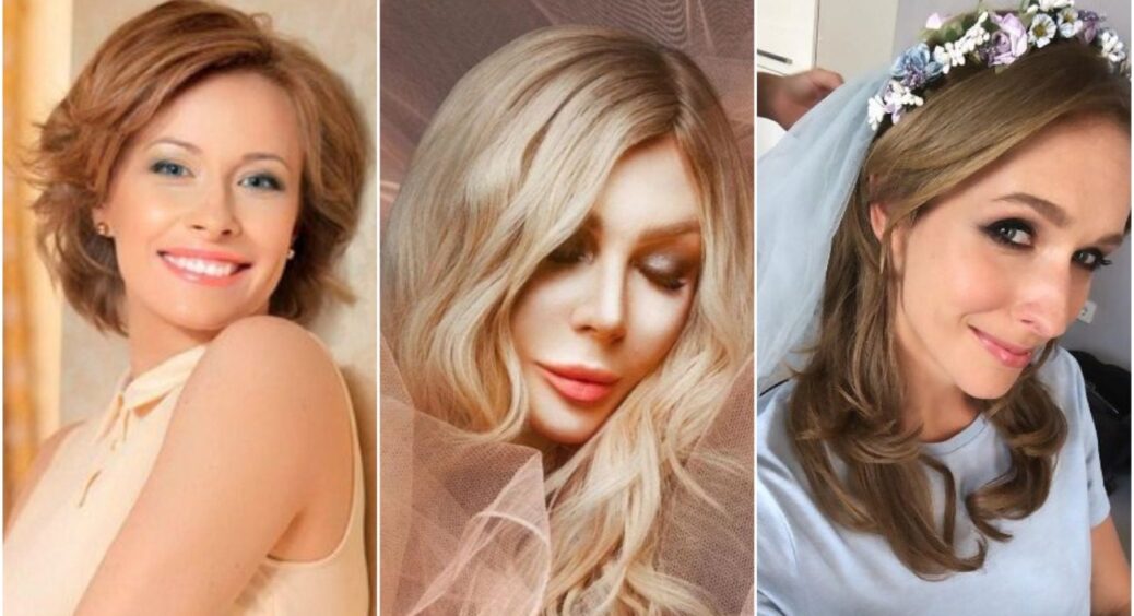 Біла сукня і фата: весільні фото Ірини Білик, Олени Кравець і Каті Осадчої – ще до пластики і уколів краси 