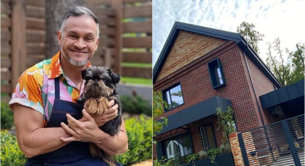 Шоколадний фасад і мятні двері: Ектор Хіменес-Браво виглянув зі свого будинку у стилі “тихий шик” (ФОТО) 