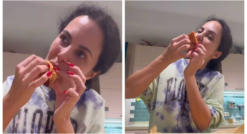 Каменських показала свою вечерю — піца, від погляду на яку вже талія росте “як на дріжджах” 