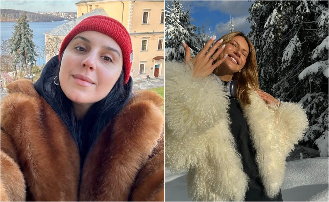 Леся Нікітюк і Джамала похвалилися модними шубами з еко-хутра