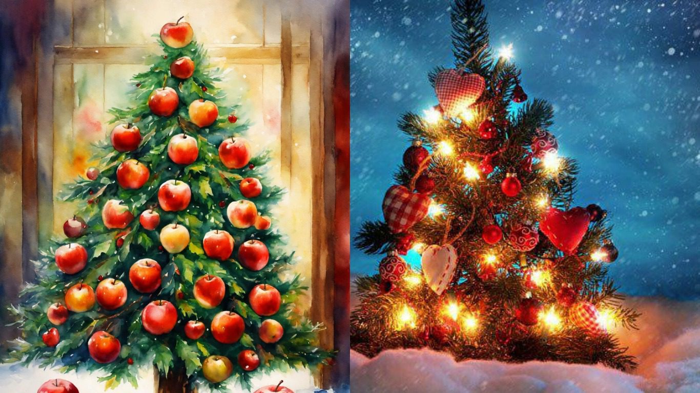 Якою була новорічна ялинка в ХІХ столітті 