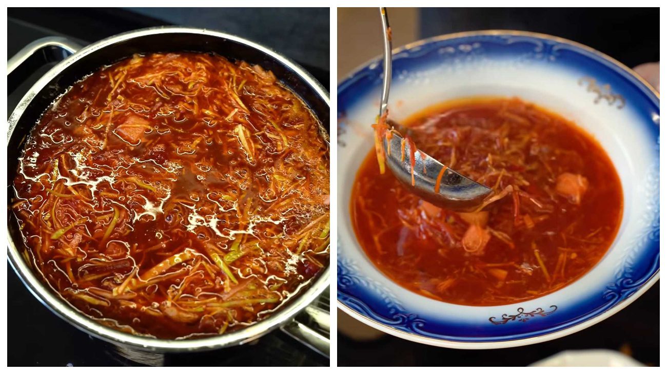 Володимир Ярославський показав, як готують елітний борщ у його ресторанах