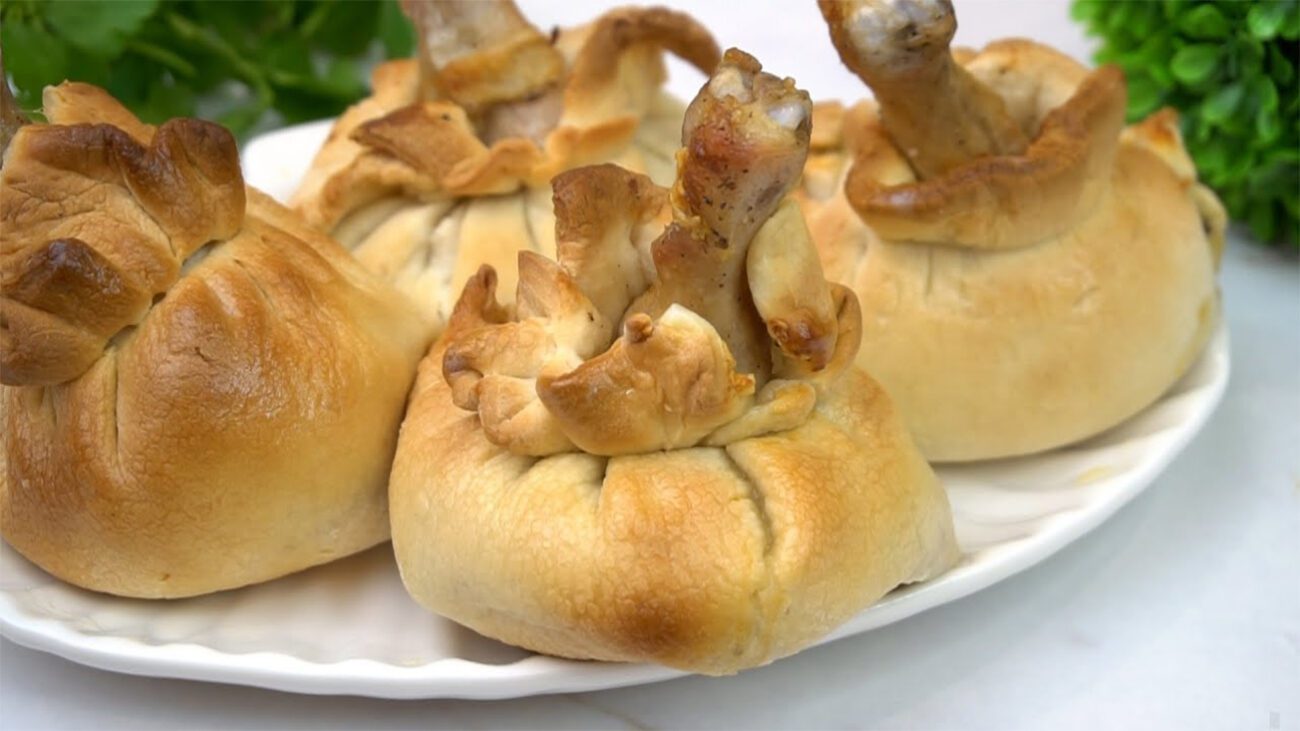 Курячі ніжки в мішечку на святковий стіл