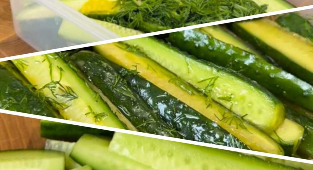 Щойно зірвані огірки з грядки замаринувати можна саме так: їх з’їдять за 2 хвилини 
