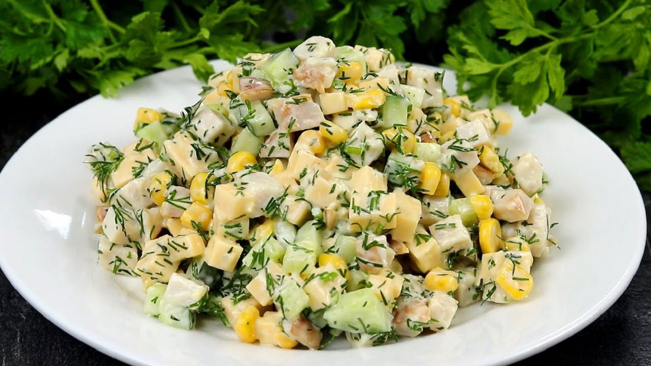 Рецепт смачного і швидкого салату з 4 інгредієнтів