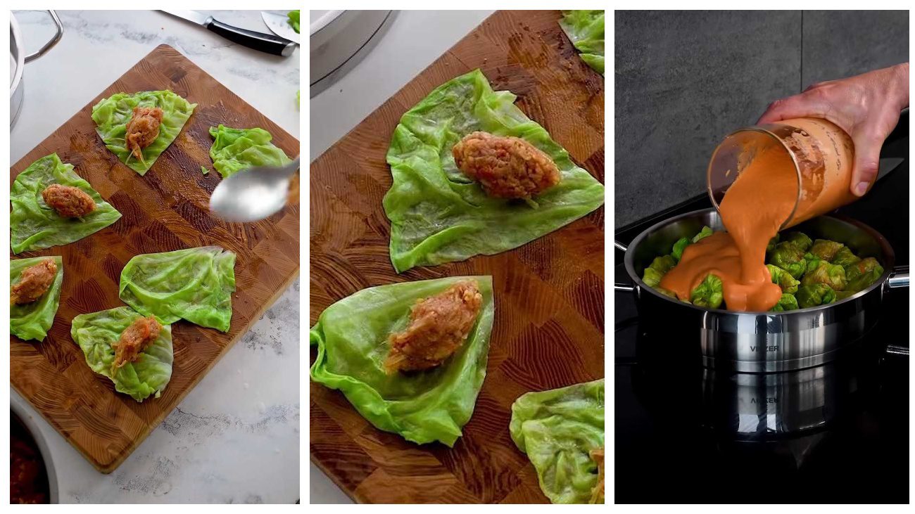 Володимир Ярославський показав, як приготувати голубці з молодої капусти