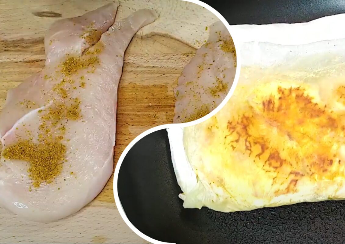 Куряче філе у пергаменті без духовки