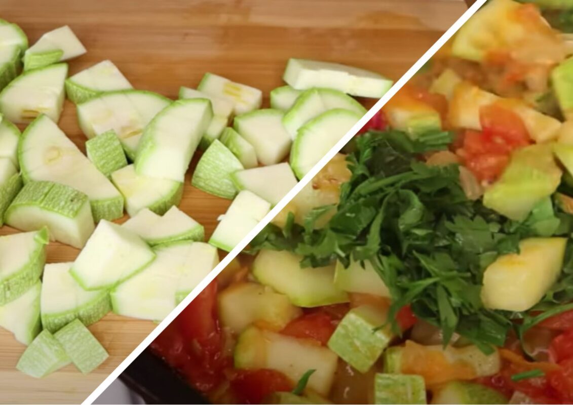 Легка літня вечеря з кабачків