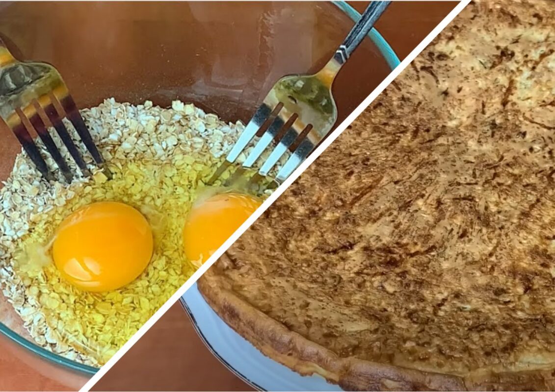 Вівсяний корж на сніданок без духовки