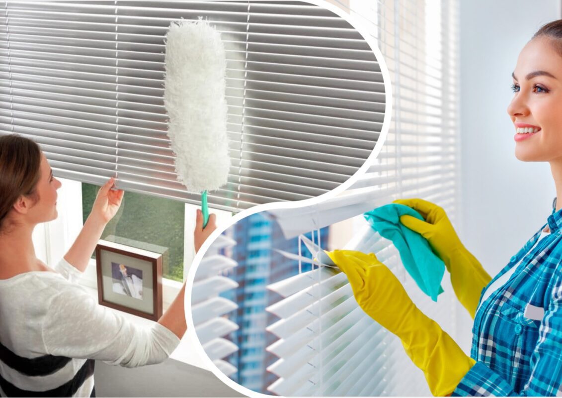 Як вимити жалюзі, не знімаючи