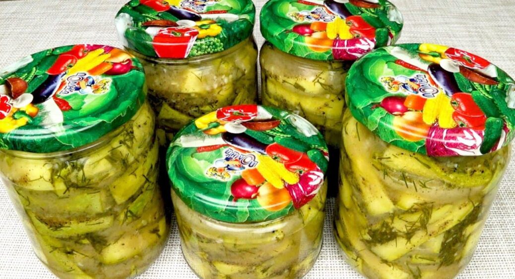 Закриваю по 100 банок і не вистачає! Найсмачніший кабачковий салат на зиму з кропом і часником 