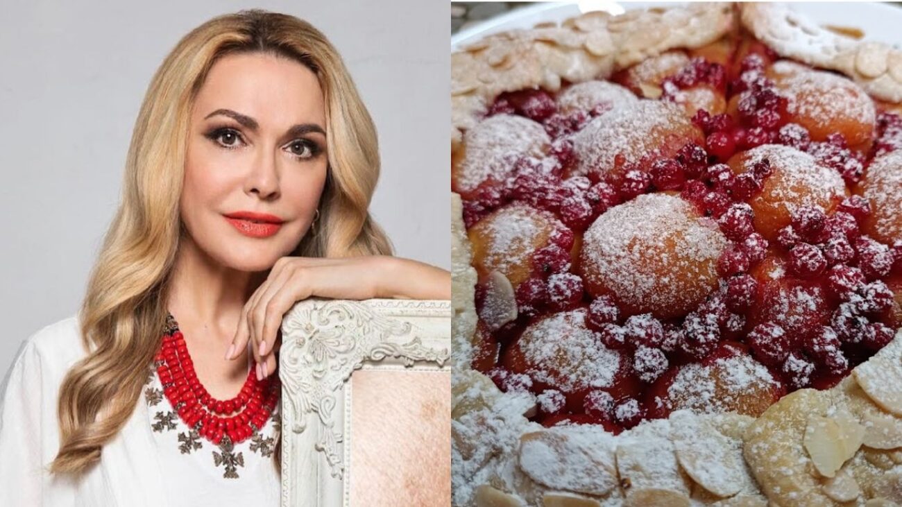 Ольга Сумська поділилась рецептом літньої випічки з ягідною начинкою