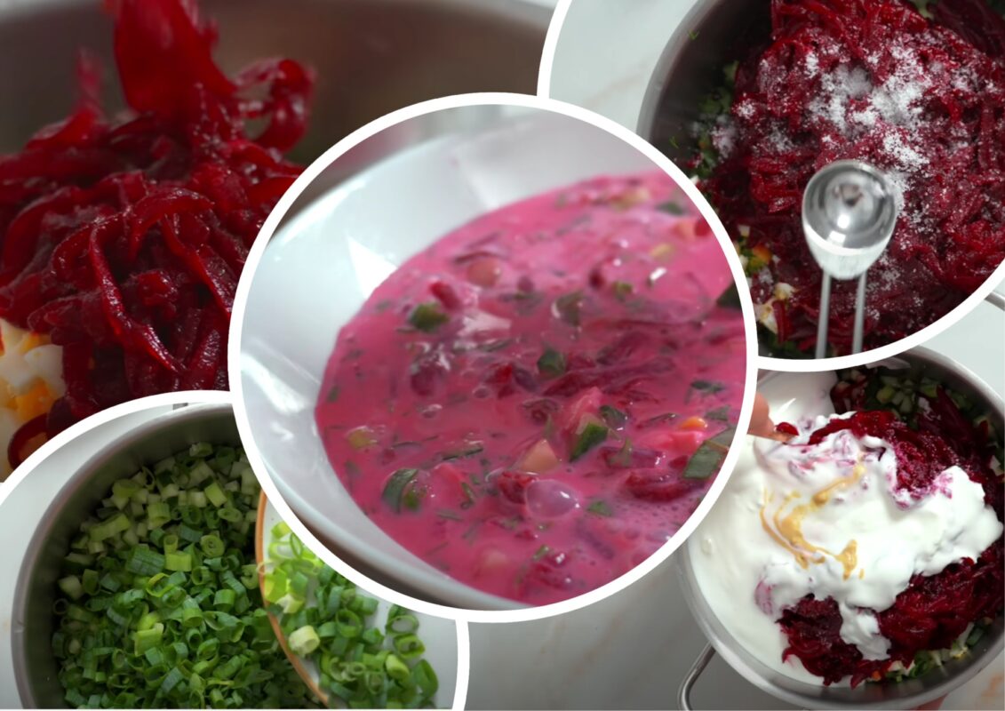 Кулінарка розповіла, що можна приготувати замість окрошки: це холодний борщ