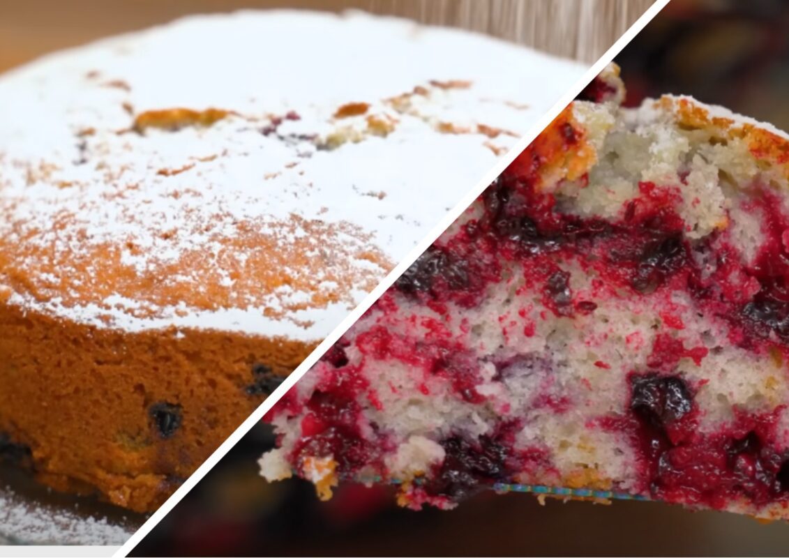 Смородиновий пиріг: все змішала і в духовку