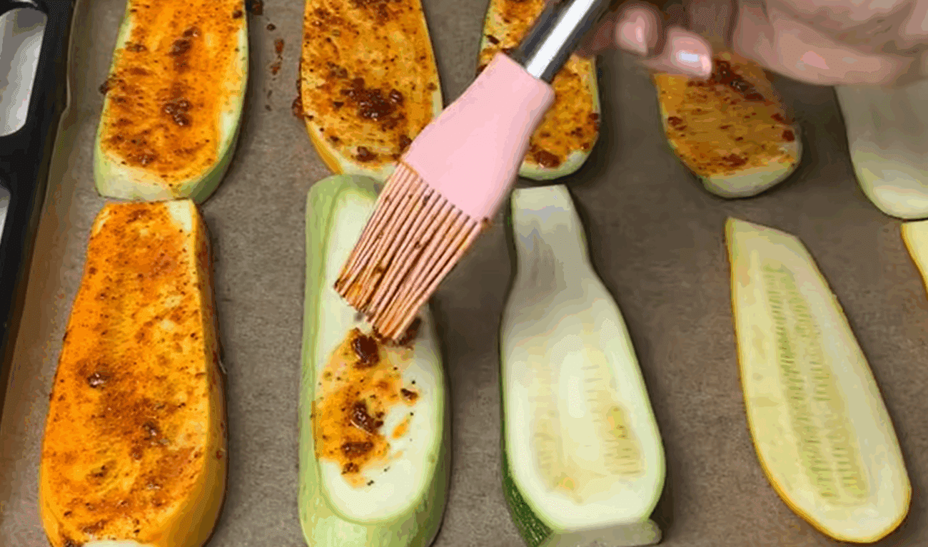 Рецепт запечених кабачків з сиром по-французьки 