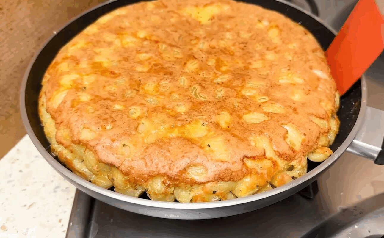 Рецепт швидкої і смачної запіканки з макаронами і яйцями